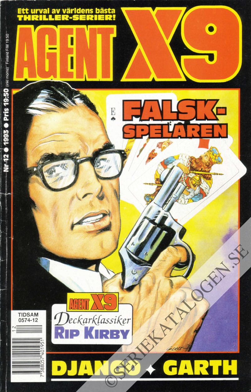 Framsida på Agent X9 #12 (1993)