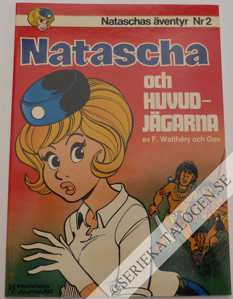Framsida på Nataschas äventyr Natascha och huvudjägarna (1980)