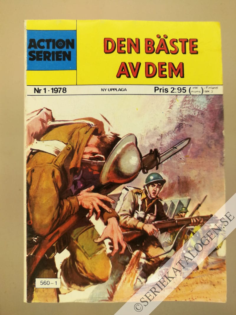 Framsida på Actionserien Den bäste av dem (1978)