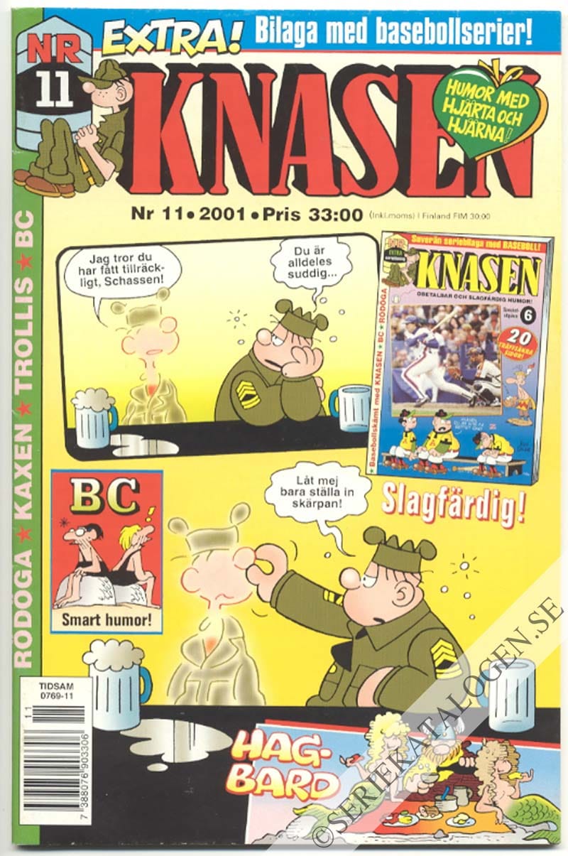 Framsida på Knasen #11 (2001)