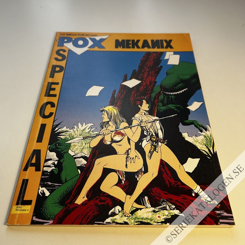 Framsida på Pox special Mekanix (1986)