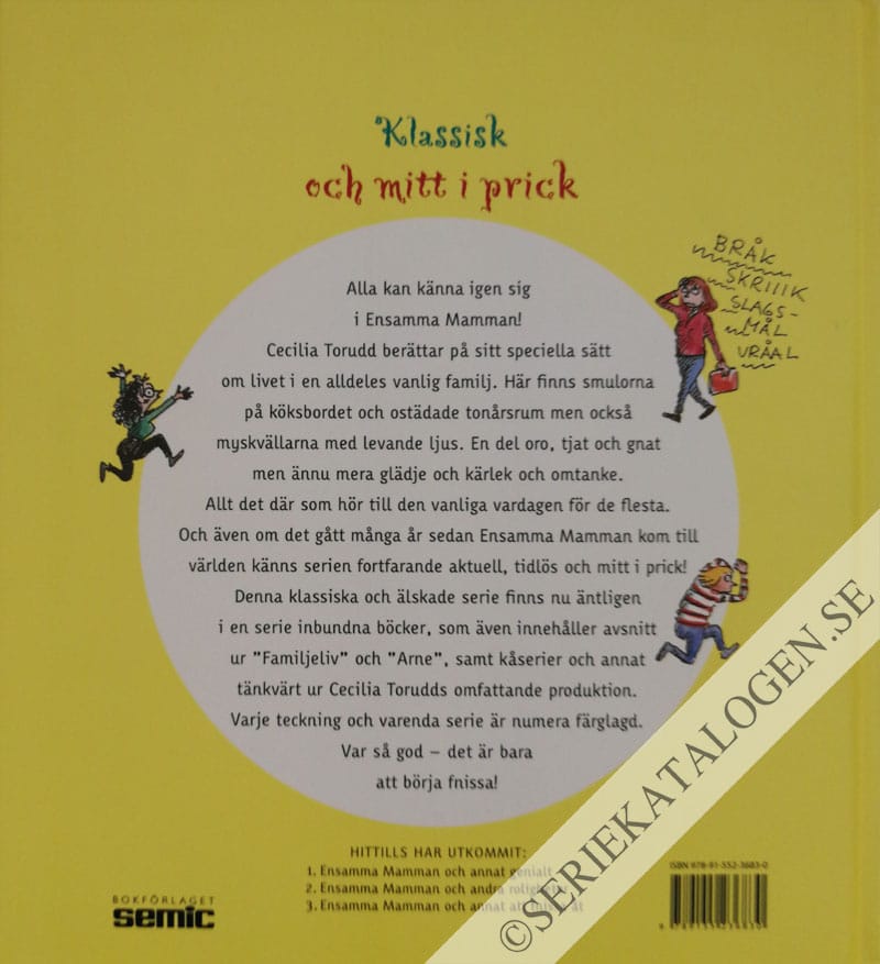 Baksida på Ensamma mamman och annat att fnissa åt (2008)