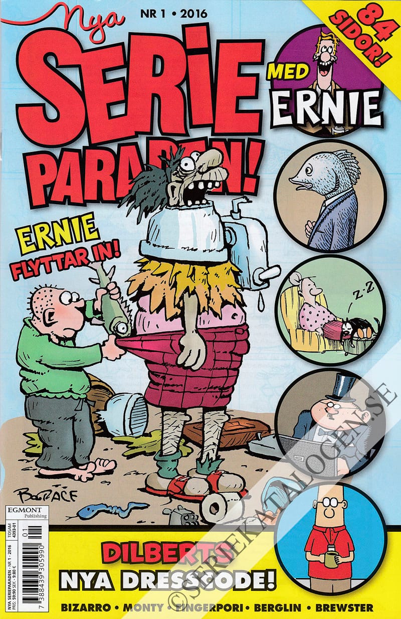 Framsida på Nya Serieparaden #1 (2016)