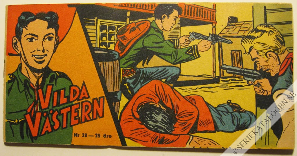 Framsida på Vilda Västern #28 (1955)