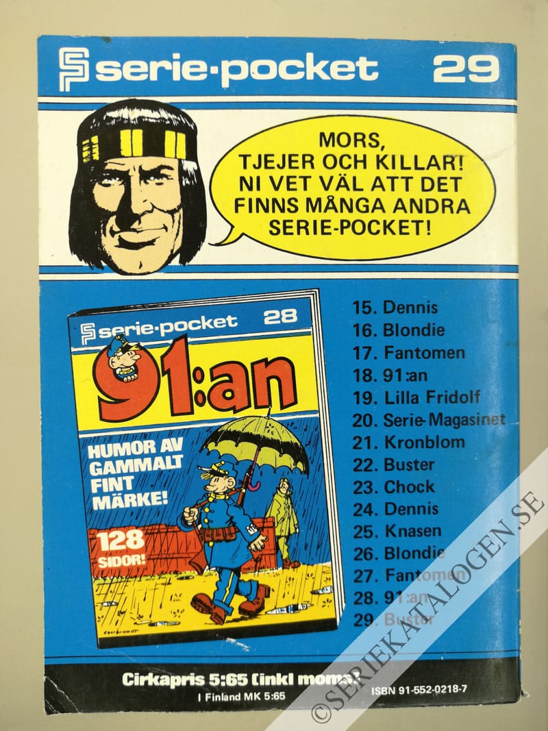 Baksida på Buster (1975)