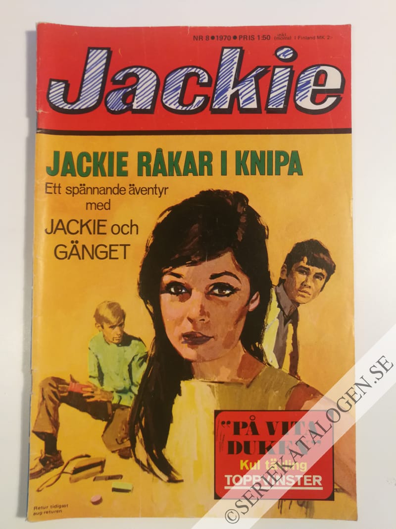 Framsida på Jackie #8 (1970)