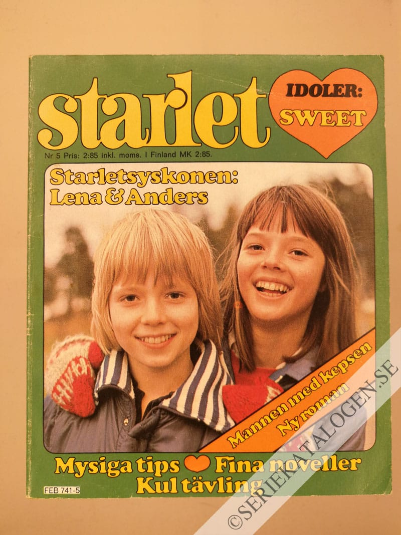 Framsida på Starlet #5 (1977)