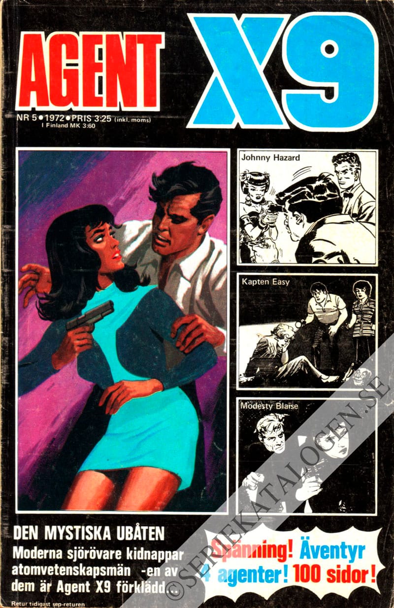 Framsida på Agent X9 #5 (1972)