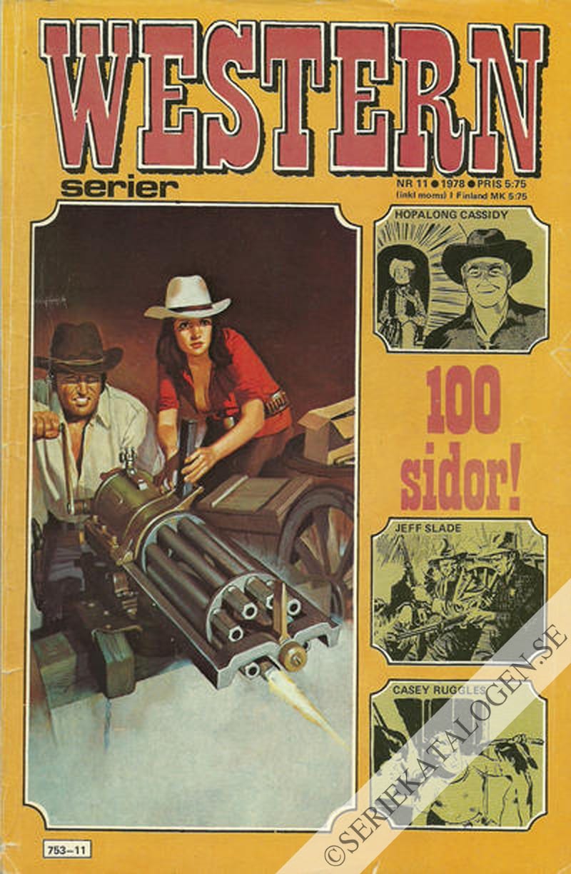 Framsida på Westernserier #11 (1978)