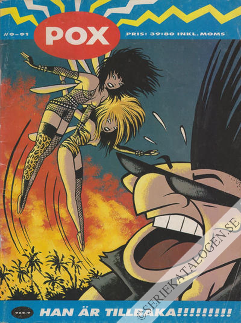 Framsida på Pox #9 (1991)