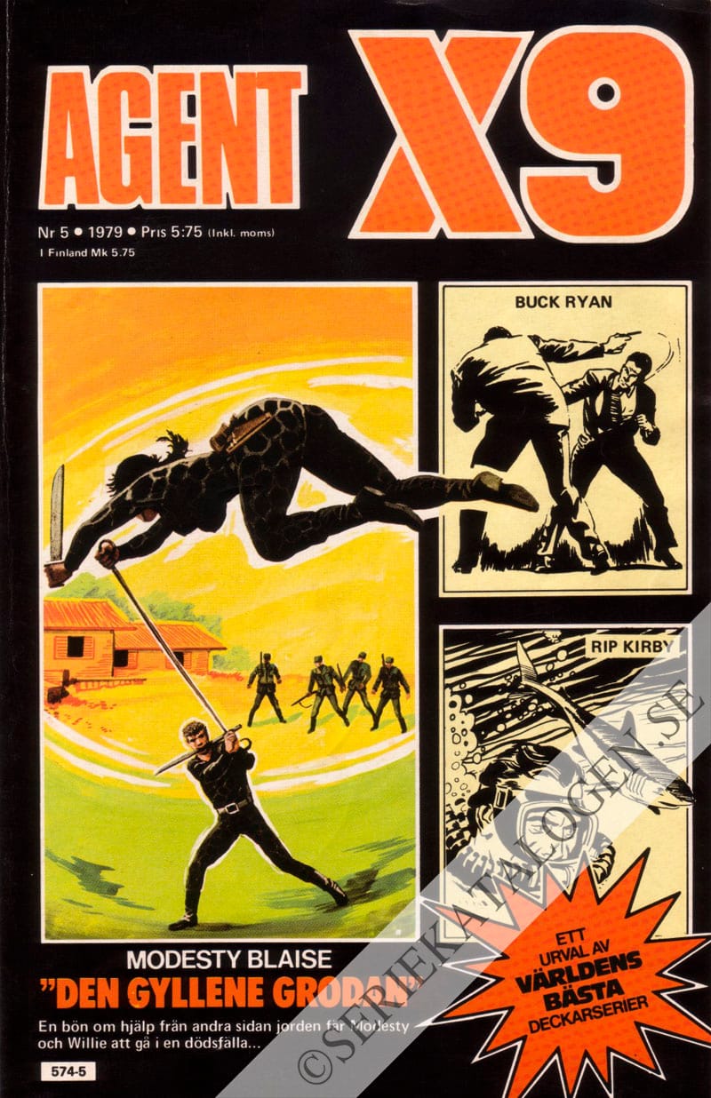 Framsida på Agent X9 #5 (1979)