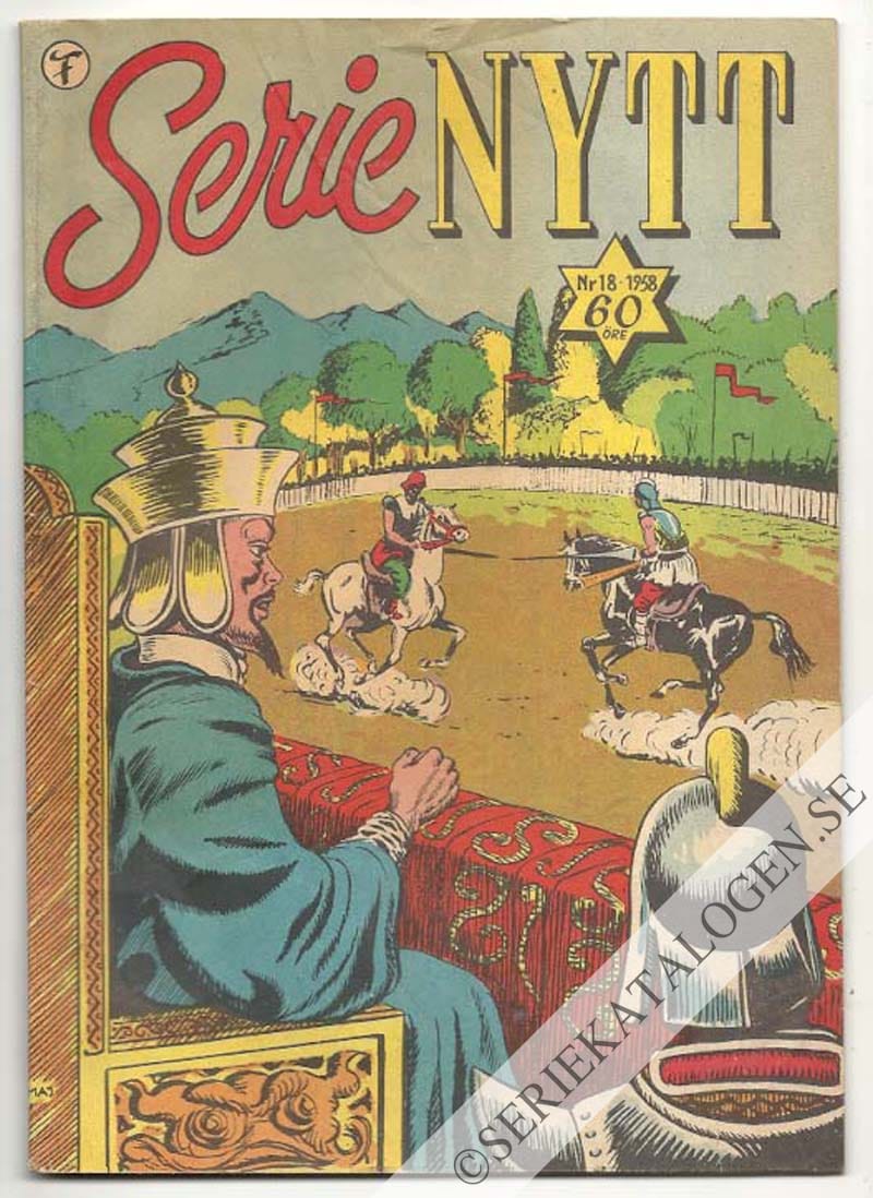 Framsida på Serienytt #18 (1958)