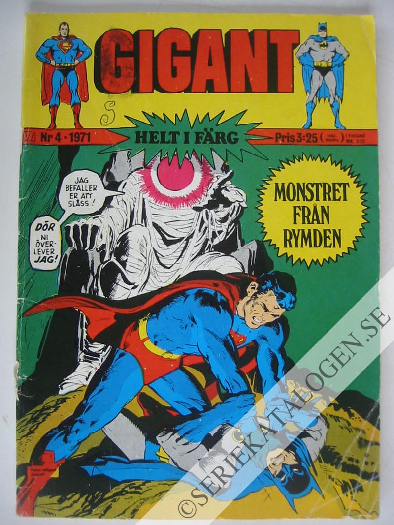 Framsida på Gigant #4 (1971)