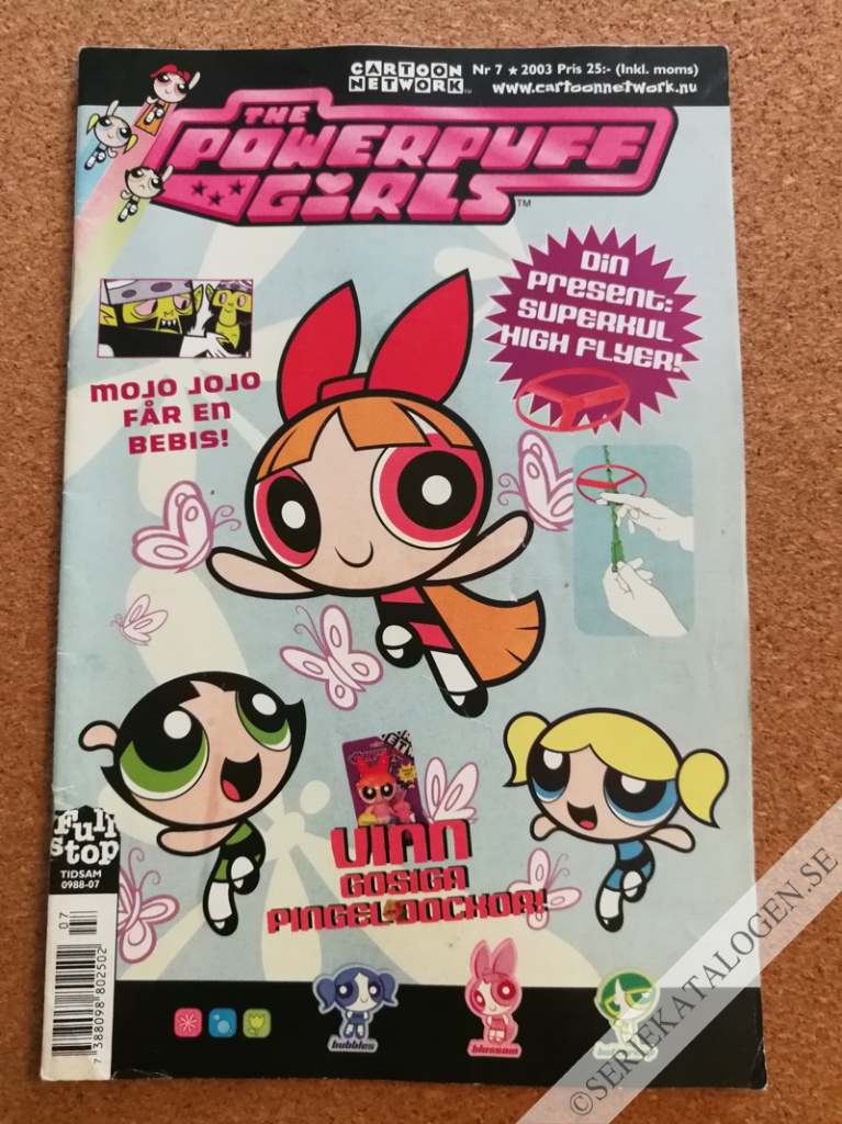 Framsida på The Powerpuff Girls #7 (2003)