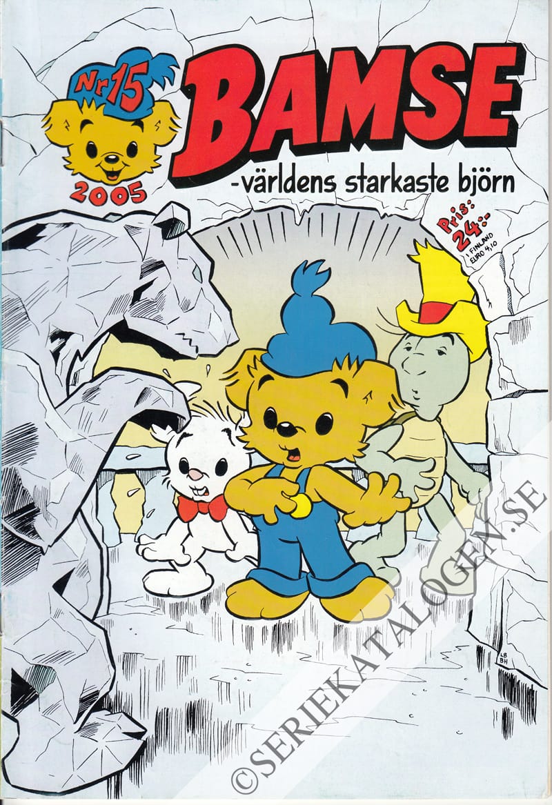 Framsida på Bamse #15 (2005)