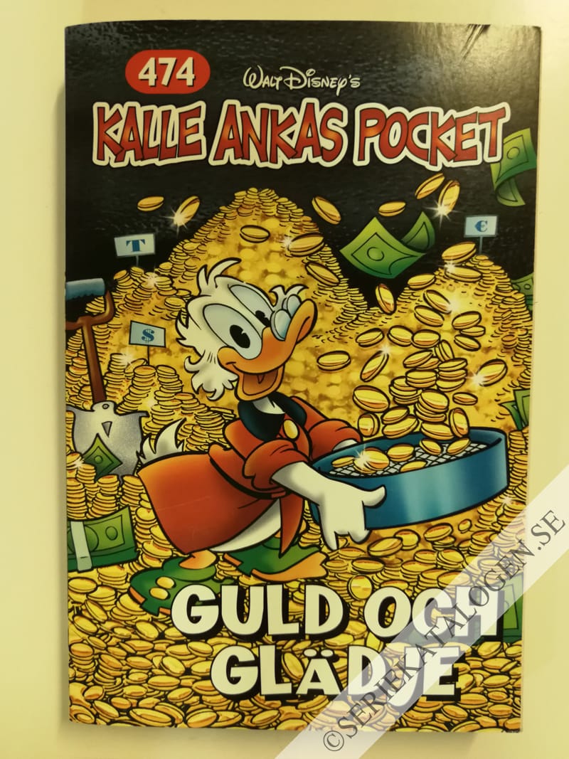 Framsida på Kalle Ankas pocket #474 - Guld och glädje (2017)