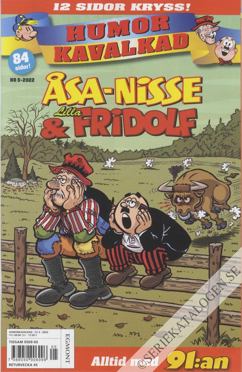 Framsida på Humorkavalkad #5 (2022)