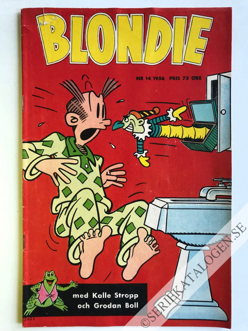 Framsida på Blondie #14 (1956)