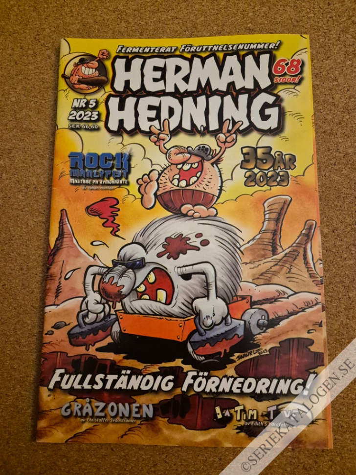 Framsida på Herman Hedning #5 (2023)