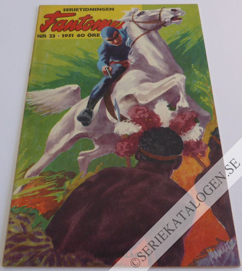 Framsida på Fantomen #23 (1951)