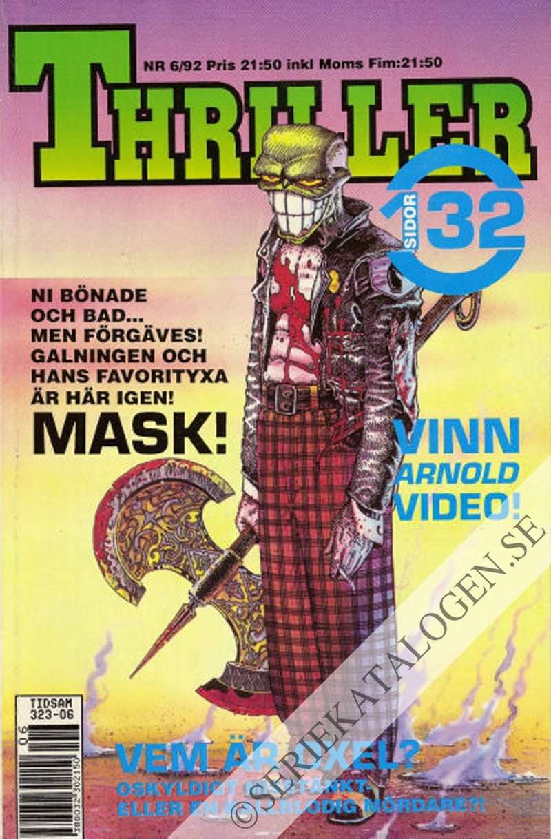 Framsida på Thriller #6 (1992)