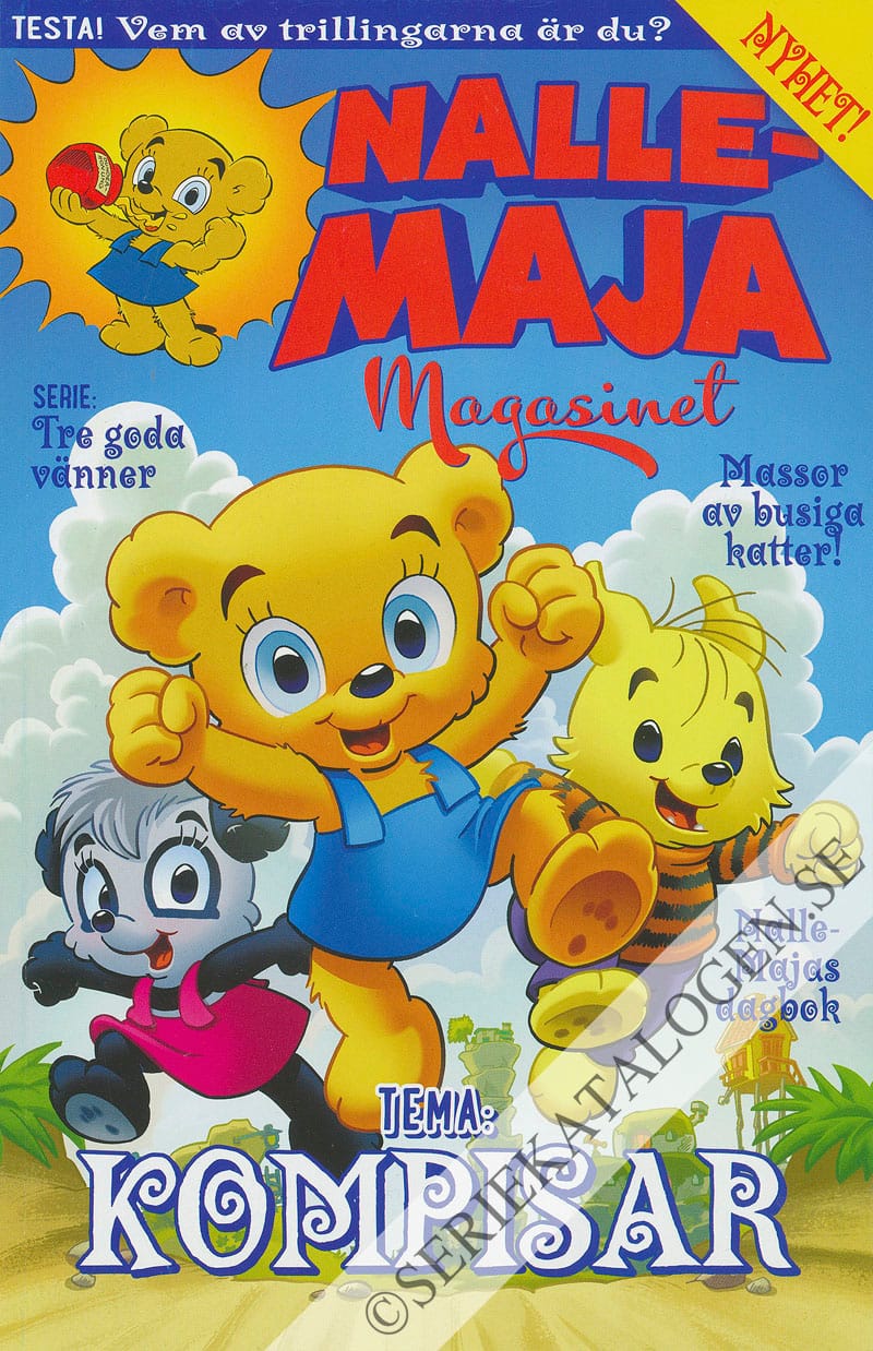 Framsida på Bamse-extra Nalle-Maja-magasinet (2019)