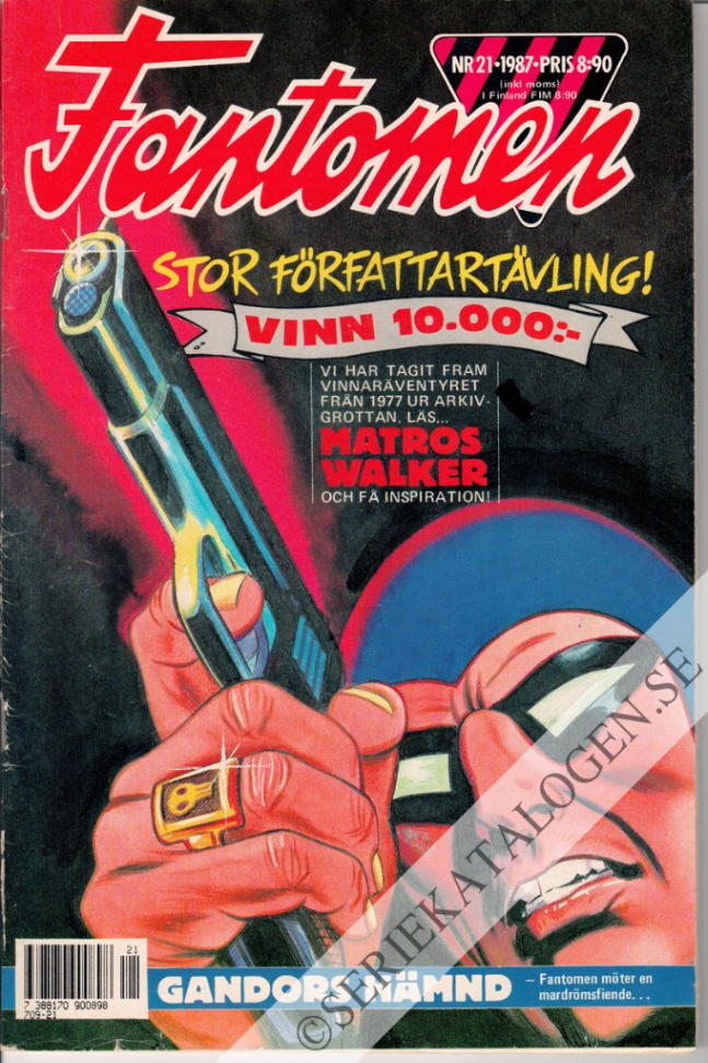 Framsida på Fantomen #21 (1987)