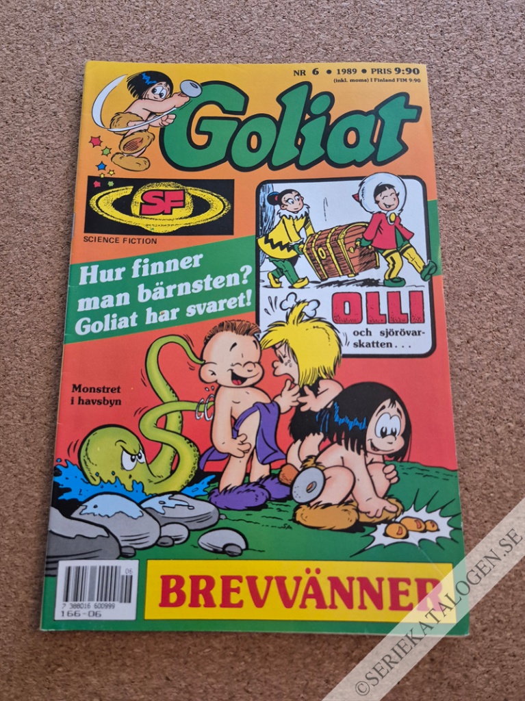 Framsida på Goliat #6 (1989)