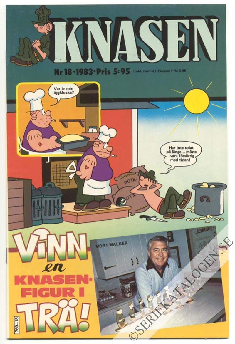 Framsida på Knasen #18 (1983)