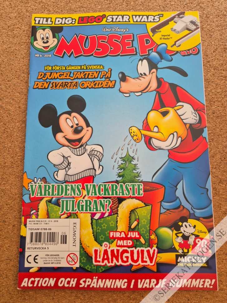 Framsida på Musse Pigg & C:o #6 (2018)
