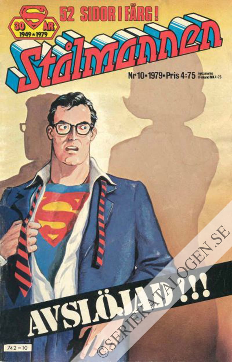 Framsida på Stålmannen #10 (1979)