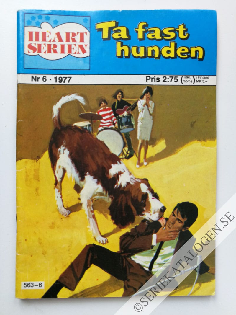 Framsida på Heart-serien Ta fast hunden (1977)
