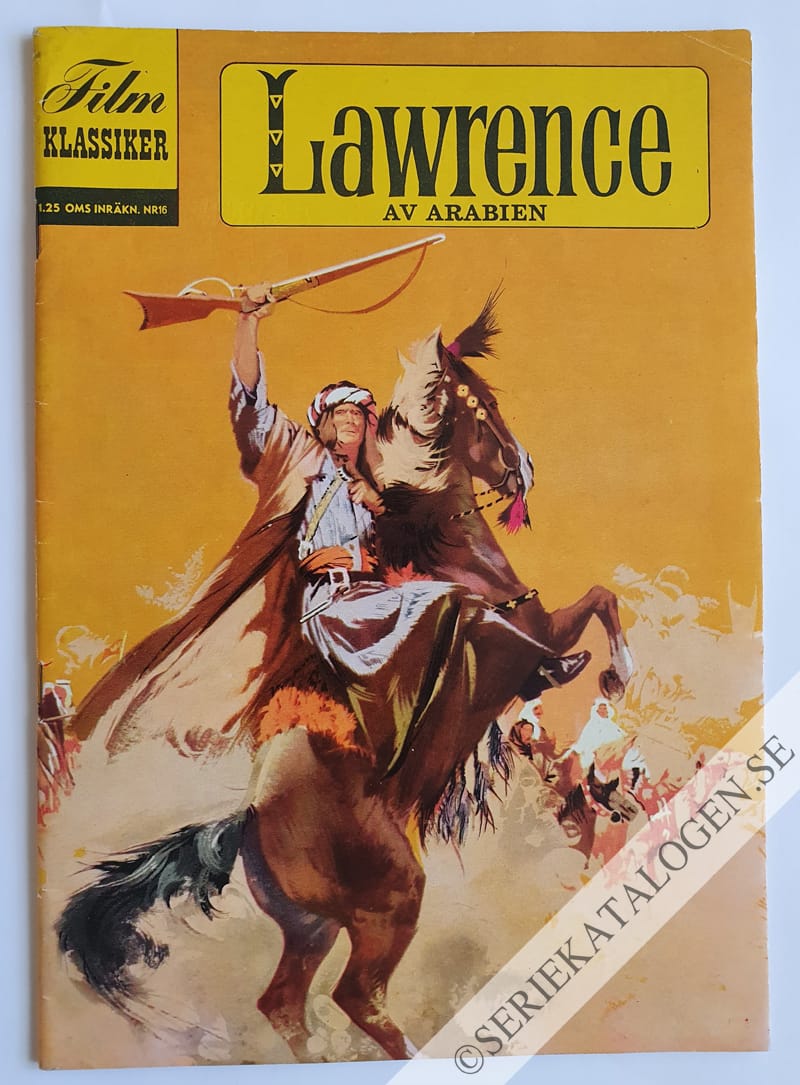 Framsida på Filmklassiker Lawrence av Arabien (1963)