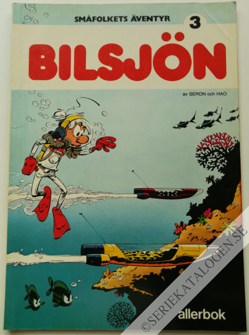 Framsida på Småfolkets äventyr Bilsjön (1979)