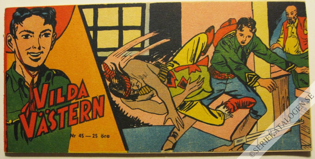 Framsida på Vilda Västern #45 (1955)