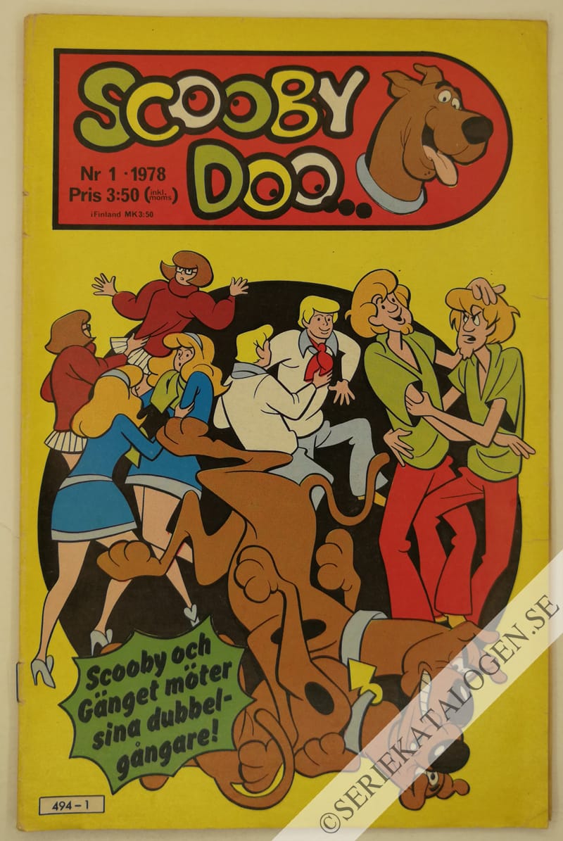 Framsida på Scooby Doo #1 (1978)