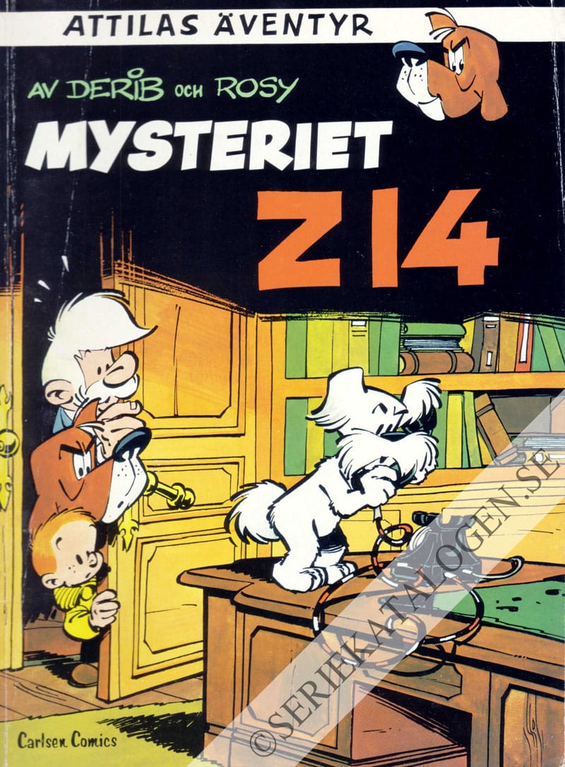 Framsida på Attilas äventyr Mysteriet Z 14 (1982)