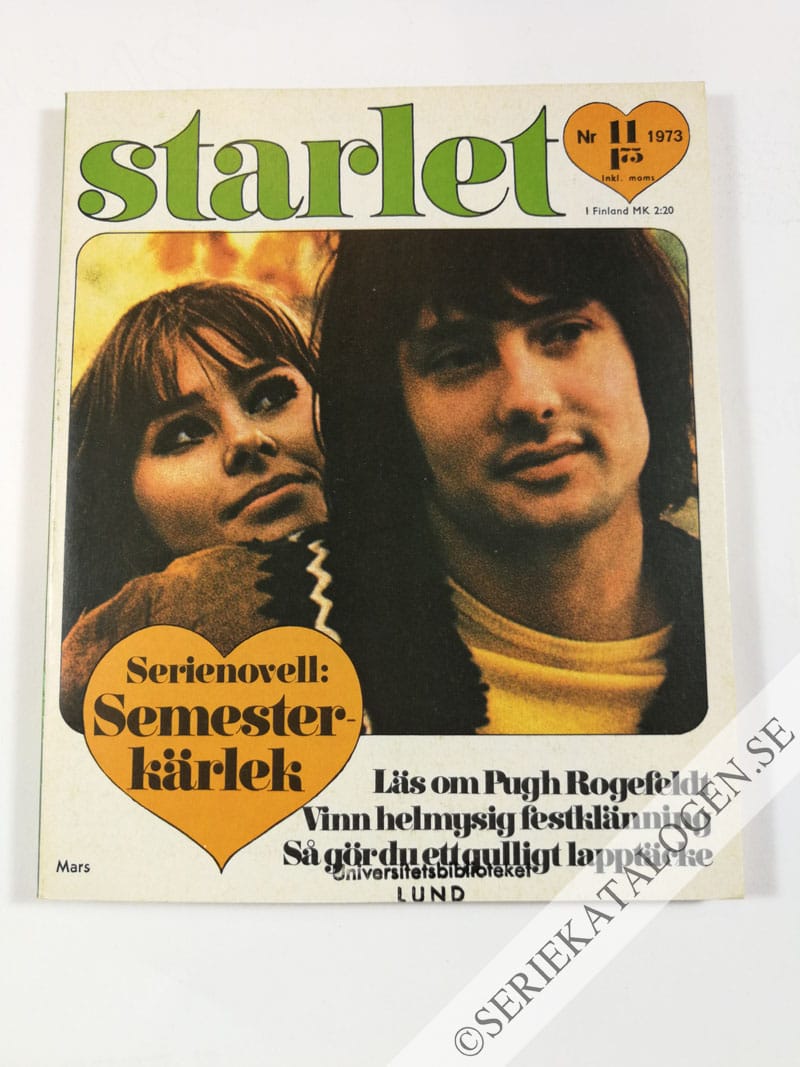 Framsida på Starlet #11 (1973)