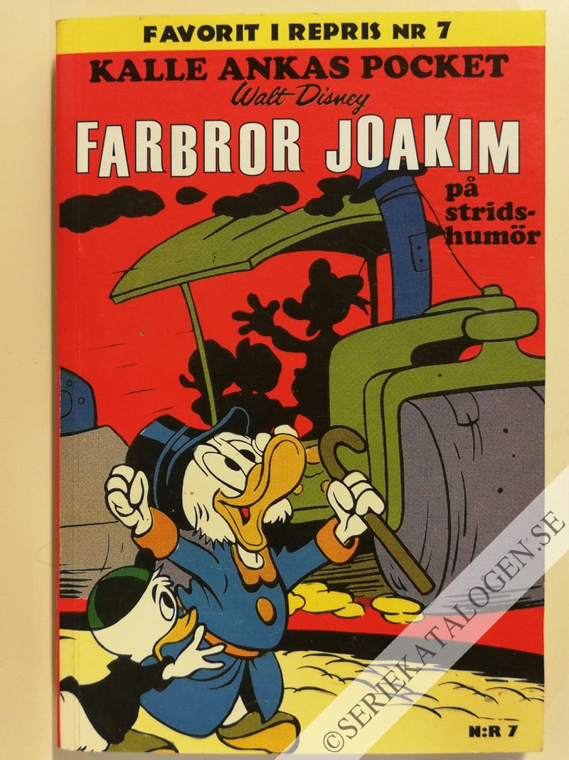 Framsida på Favorit i repris - Kalle Ankas pocket Farbror Joakim på stridshumör (2010)