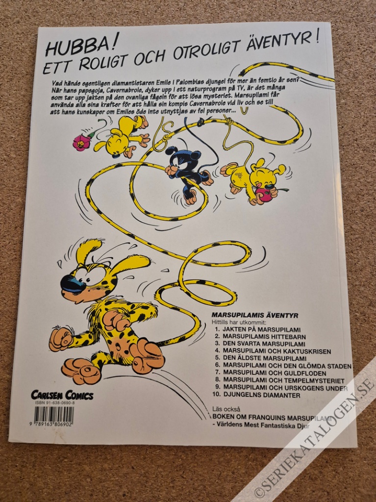 Baksida på Djungelns diamanter (1996)