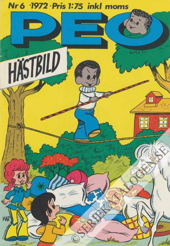 Framsida på Peo #6 (1972)