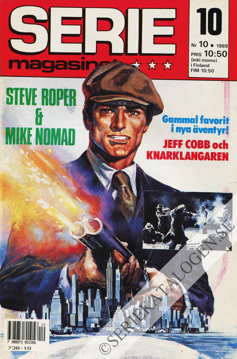 Framsida på Seriemagasinet #10 (1989)