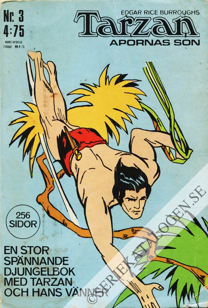 Framsida på Tarzan seriepocket #3 (1972)