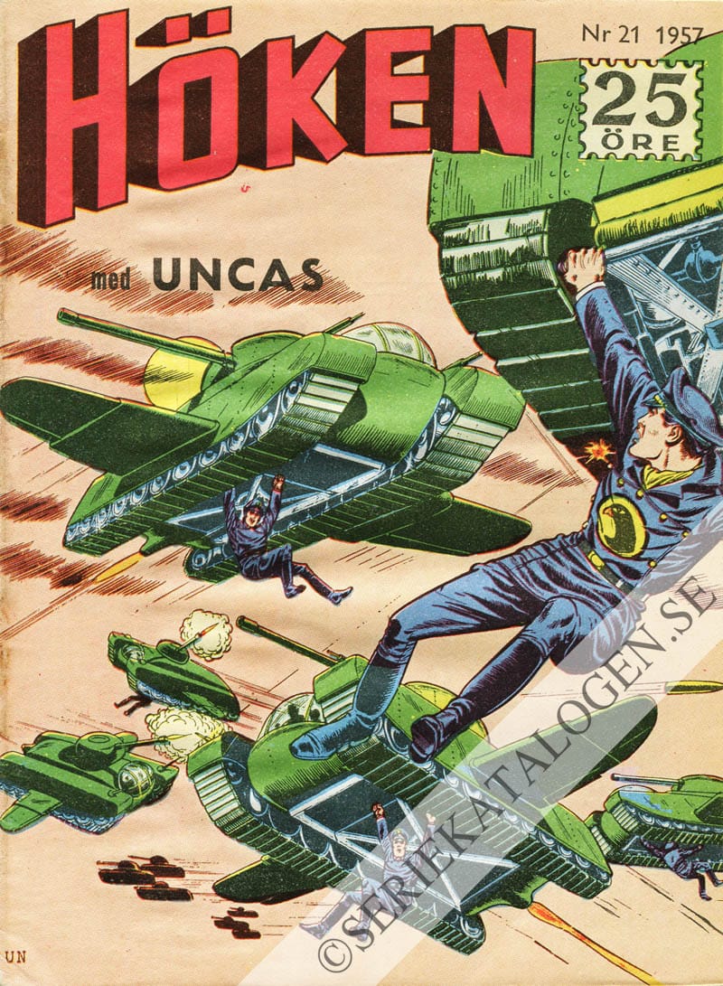 Framsida på Höken #21 (1957)