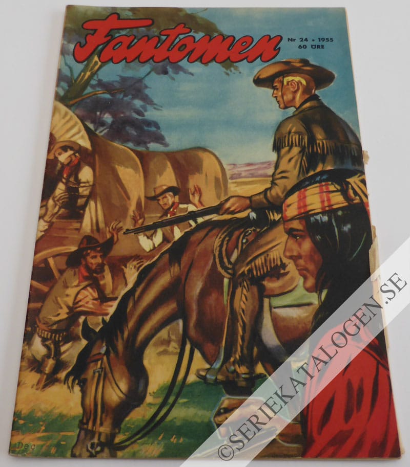 Framsida på Fantomen #24 (1955)