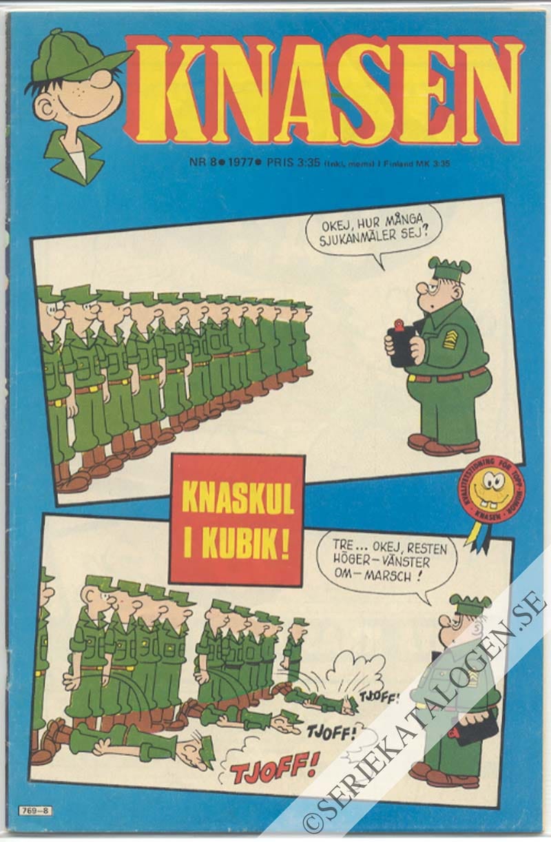 Framsida på Knasen #8 (1977)