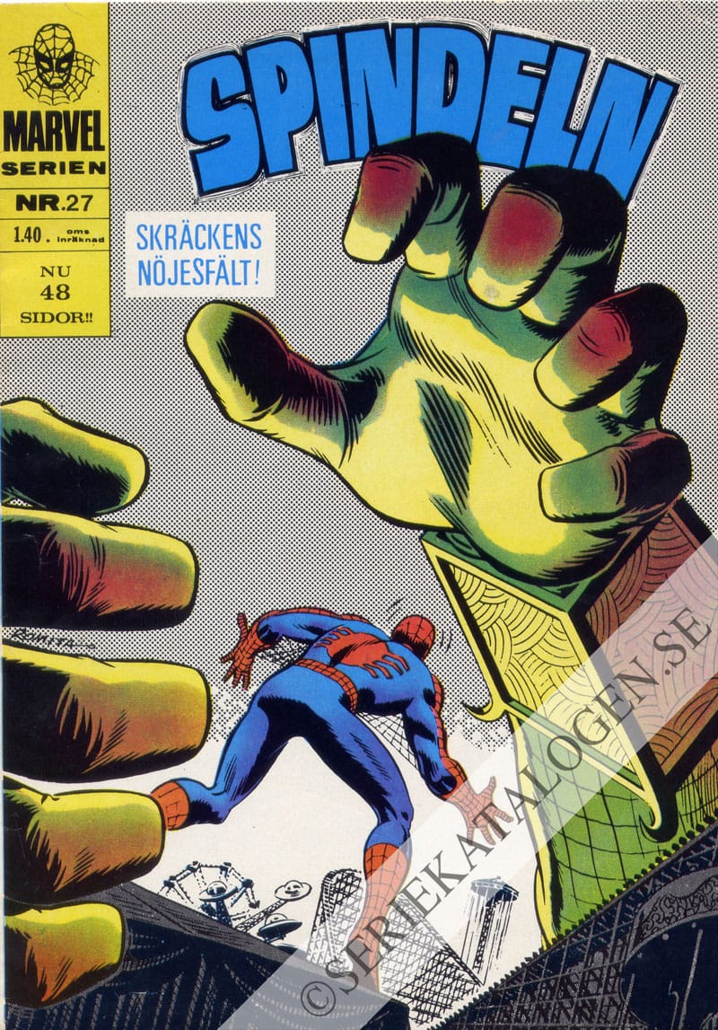 Framsida på Marvelserien Skräckens nöjesfält! (1969)