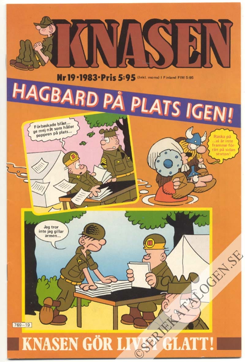 Framsida på Knasen #19 (1983)