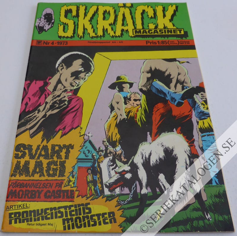 Framsida på Skräckmagasinet #4 (1973)