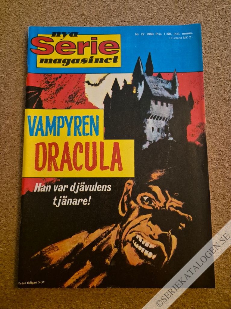 Framsida på Seriemagasinet #22 (1969)